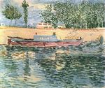 The Banks of the Seine with Boats